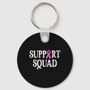 Support Squad Borstkanker - Borstkanker Aware Sleutelhanger