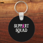 Support Squad Borstkanker - Borstkanker Aware Sleutelhanger (Voorkant)