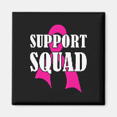 Support Squad Borstkanker - Support Squad Magneet (Voorkant)