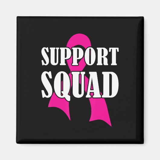 Support Squad Borstkanker - Support Squad Magneet (Voorkant)