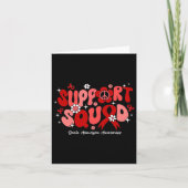 Support Squad Brain Aneurysm Awareness Kaart (Voorkant)