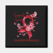 Support Squad Brain Aneurysm Awareness Magneet (Voorkant)