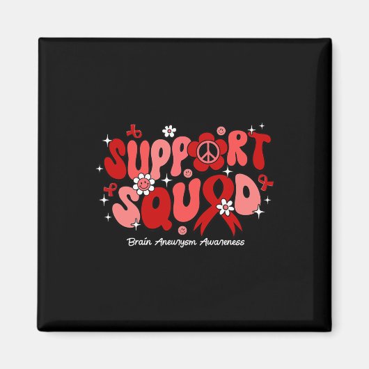 Support Squad Brain Aneurysm Awareness Magneet (Voorkant)