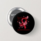 Support Squad Brain Aneurysm Awareness Ronde Button 5,7 Cm (Voorkant /achterkant)