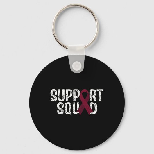 Support Squad Brain Aneurysm Awareness Sleutelhanger (Voorkant)