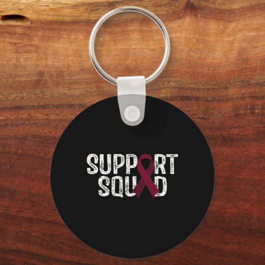 Support Squad Brain Aneurysm Awareness Sleutelhanger (Voorkant)