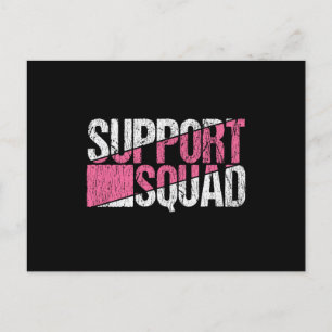 Support Squad Breast Cancer Awareness Family Briefkaart