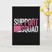 Support Squad Breast Cancer Awareness Family Kaart (Gele Bloem)