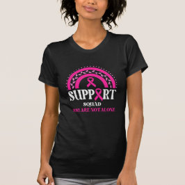 Support Squad Breast Cancer Awareness Leopard Pink T-shirt