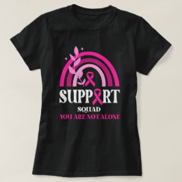 Support Squad Breast Cancer Awareness Leopard Pink T-shirt