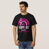 Support Squad Breast Cancer Awareness Leopard Pink T-shirt (Voorkant volledig)