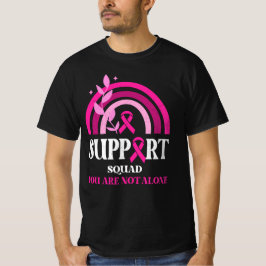 Support Squad Breast Cancer Awareness Leopard Pink T-shirt