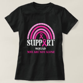 Support Squad Breast Cancer Awareness Leopard Pink T-shirt