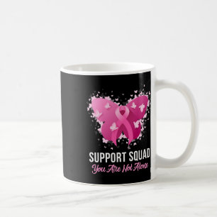 Support Squad Breast Cancer Awareness Pink Ribbon Koffiemok