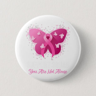 Support Squad Breast Cancer Awareness Pink Ribbon Ronde Button 5,7 Cm