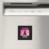 Support Squad Breast Cancer Awareness Premium Magneet (Insitu (Vaatwasser))