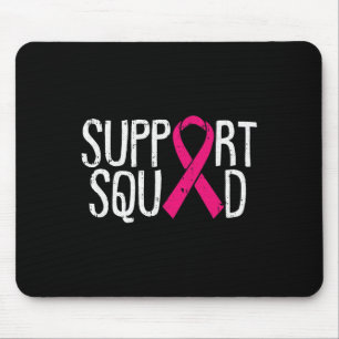 Support Squad Breast Cancer Awareness Ribbon Fight Muismat