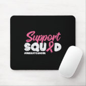 Support Squad Breast Cancer Awareness Ribbon Manne Muismat (Met muis)