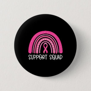 Support Squad Breast Cancer Awareness Survivor Pin Ronde Button 5,7 Cm
