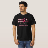 Support Squad-Breast Cancer Awareness T-shirt (Voorkant volledig)