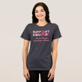 Support Squad-Breast Cancer Awareness T-shirt (Voorkant volledig)