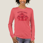 Support Squad Cactus Design Tri-Blend Shirt (Voorkant)