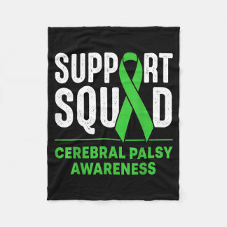 Support Squad Cerebral Palsy Awareness Month CP Fleece Deken