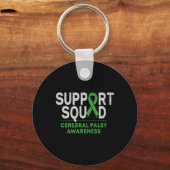 Support Squad Cerebral Palsy Awareness Month CP GR Sleutelhanger (Voorkant)