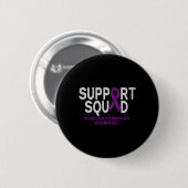 Support Squad Chiari Malformation Awareness Paars Ronde Button 5,7 Cm (Voorkant /achterkant)