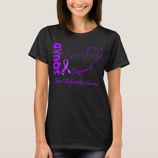 Support Squad CHIARI MALFORMATION awareness T-shirt (Voorkant)