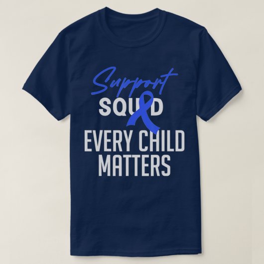 Support Squad Child Abuse Prevention Month Awarene T-shirt (Design voorkant)