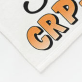 Support Squad CRPS Awareness Messy Bun Oranje RIBB Fleece Deken (Hoek)