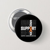 Support Squad CRPS Awareness Ronde Button 5,7 Cm (Voorkant /achterkant)