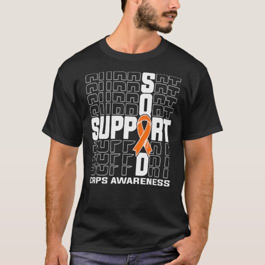 Support Squad CRPS Awareness T-shirt (Voorkant)