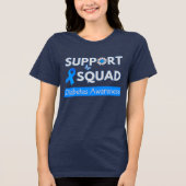 Support Squad - Diabetes Awareness Month Design Tri-Blend Shirt (Voorkant)