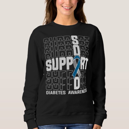 Support Squad Diabetes Awareness Trui (Voorkant)