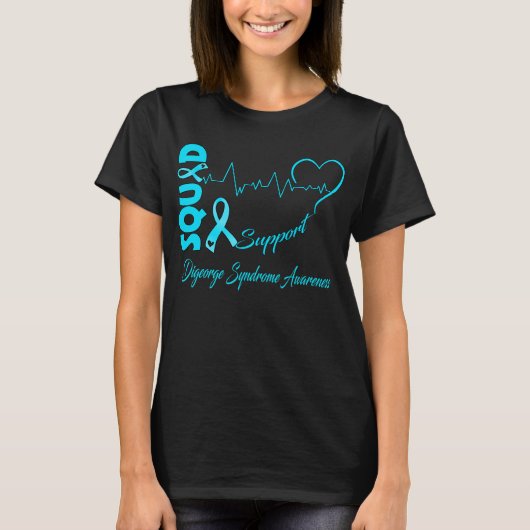 Support Squad DIGEORGE SYNDROME BEWUSTZIJN T-shirt (Voorkant)