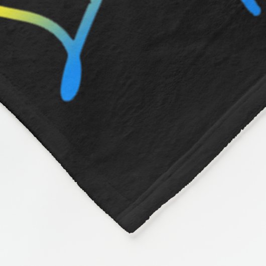 Support Squad Down Syndrome Awareness Day Groovy Fleece Deken (Hoek)