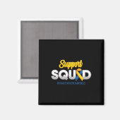 Support Squad Down's Syndrome Awareness T21 Hope W Magneet (Voorkant / Achterkant)