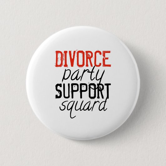 support squad echtscheiding partij ronde button 5,7 cm (Voorkant)