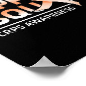 Support Squad Familieteam RSD CRPS Bewustzijnsorga Poster (Hoek)