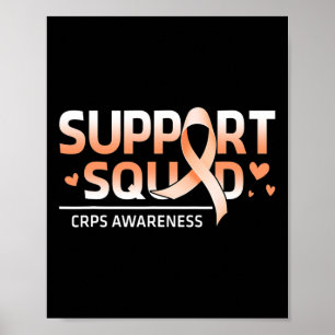 Support Squad Familieteam RSD CRPS Bewustzijnsorga Poster