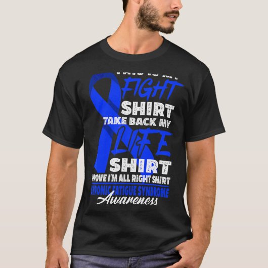Support Squad Figh I Cfs Chronic Fatigue Syndro T-shirt (Voorkant)