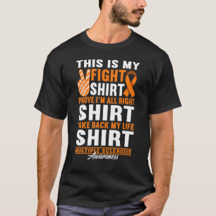 Support Squad Figh I Ed Ms Multiple Sclerosis 1 T-shirt