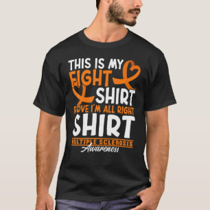 Support Squad Figh I Ed Ms Multiple Sclerosis T-shirt