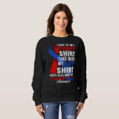 Support Squad Figh I Lung Disease Pulmonaire fibro Trui (Voorkant volledig)