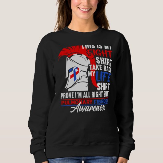Support Squad Figh I Lung Disease Pulmonaire fibro Trui (Voorkant)