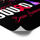 Support Squad For Brain Aneurysm Awareness Poster (Hoek)