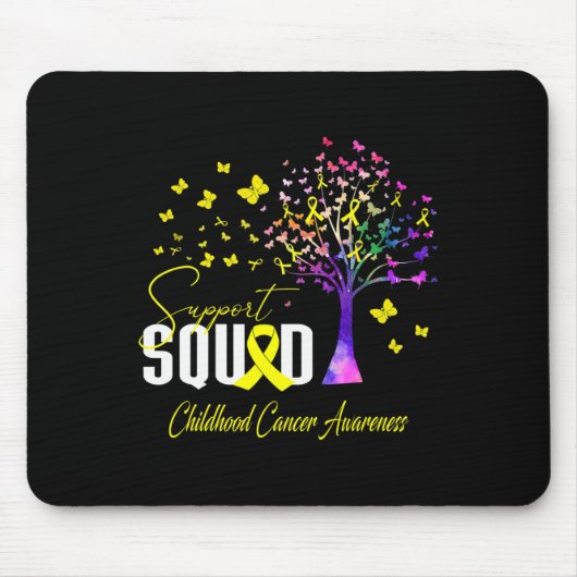 Support Squad for Childhood Cancer Awareness Muismat (Voorkant)
