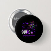 Support Squad for Epilepsy Awareness Ronde Button 5,7 Cm (Voorkant /achterkant)